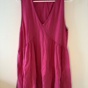 Pink Sleeveless Dress
